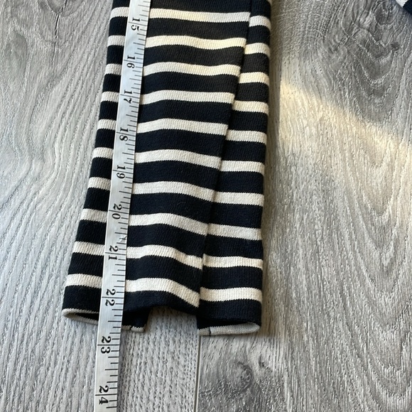 The Loft Striped 100% Cotton Petite asymmetrical zippered jacket . - Picture 9 of 9